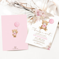 Boho Teddy Bear Podemos Esperar Garota