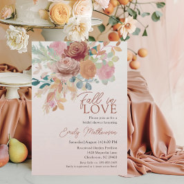 Convites Boho Terracotta & Blush Floral Bridal Shower