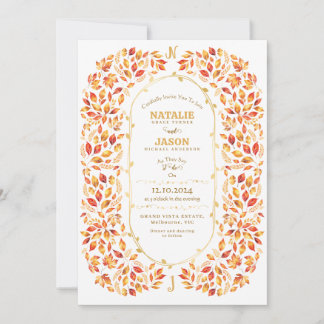 Convites Boho Terracotta Cai Deixa Casamento Russo
