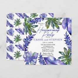 Convites Boho Tropical Sai do Partido do Aquecimento Domést