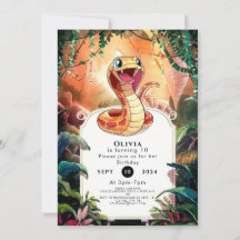 Boho Viper Cobra Birthday