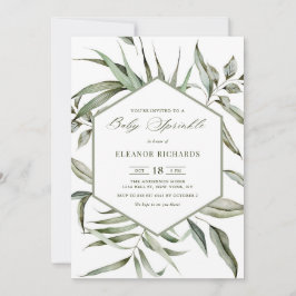 Convites Boho Watercolor Molenerescência Frame Queda Bebê S