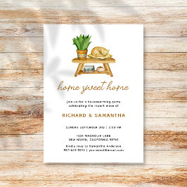 Convites Boho Watercolor Vegetais para Uso Doméstico