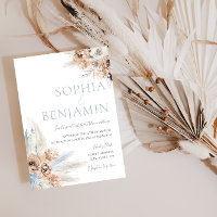 Boho Wedding: Dusty Blue & Ivory Bohemian Floral