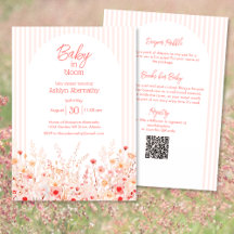 Boho Wildflower Bebê em Flor Baby Shower Completo