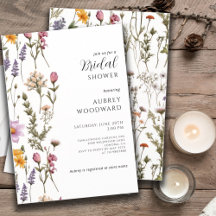 Boho Wildflower Chá de panela