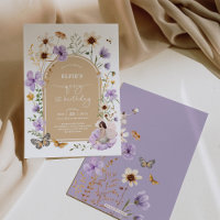 Boho Wildflower Fairy First Birday Garden Party