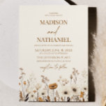 Convites Boho Wildflower Fllower Floral Casamento<br><div class="desc">Este é um convite para casamentos de Boho Wildflower Flower Wild Flower.</div>