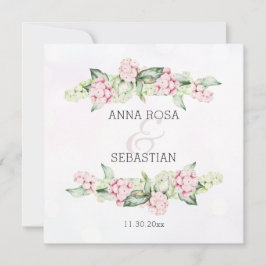 Convites *~* Boho Winter Berry AR12 QR RSVP Casamento