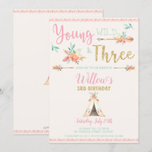 Boho Young Wild e aniversário de 3 anos