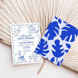 Convites Bois Selgle Zoo Safari Aniversário