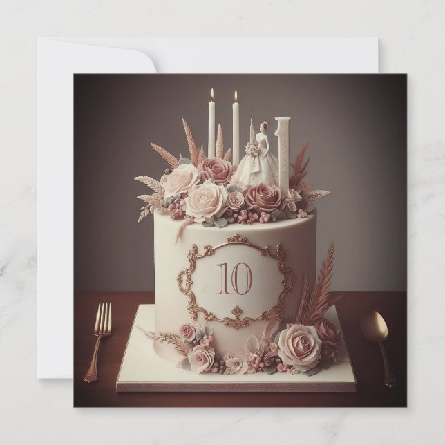 CONVITES BOLA ANIVERSÁRIA EDITÁVEL SOFISTICADA (Frente)