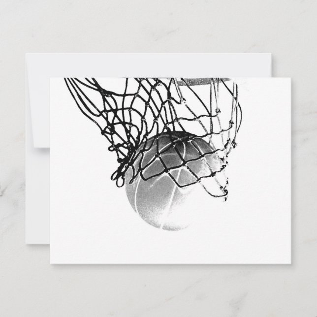 Convites Bola de Basquete (Frente)