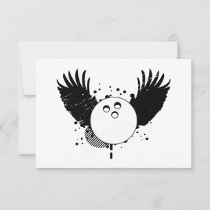 Convites bola de boliche hi-fi