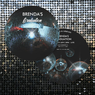 Convites Bola de discoteca de formatura