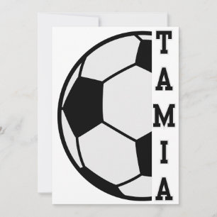 Convites Bola de Futebol Personalizada com Nome Esportivo I