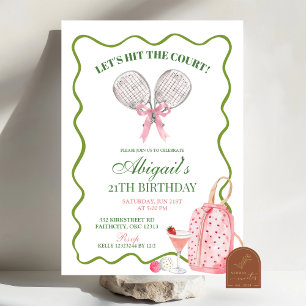 Convites Bola de picles e cocktails Tema Desportivo Anivers