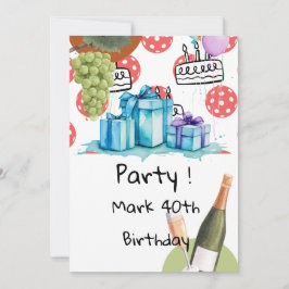 Convites Bola de seleção tematizada para festa de aniversár