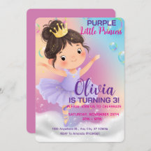 Bola Pequena Princesa Roxa