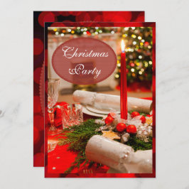 Convites Bolachas e Velas de Natal