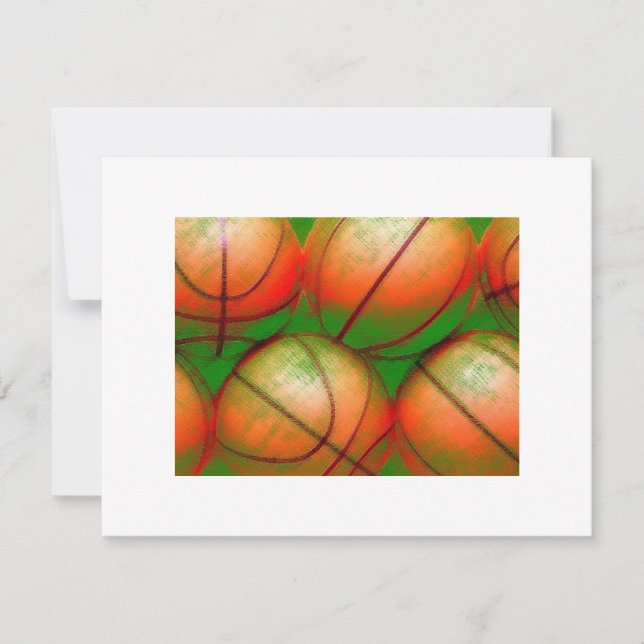 Convites Bolas de Basquetebol (Frente)