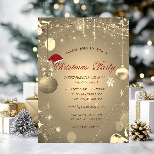 Convites Bolas de Natal Confetes Empresa de Natal  (Criador carregado)