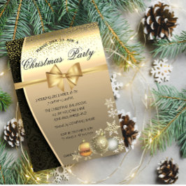 Convites Bolas de Natal, Damask Festa de Natal Corporativa
