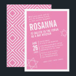 Convites BOLD BAT MITZVAH, de ângulo moderno simples, branc<br><div class="desc">por kat massard > WWW.SIMPLYSWEETPAPERIE.com Ame o design,  mas gostaria de ver algumas mudanças - outro esquema de cores,  produto,  adicionar uma foto ou adaptado para uma ocasião diferente - não me preocupes simplesmente me contatar - estou feliz em ajudar! - - - -</div>