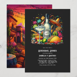 Convites Bold Fiesta "Taco de Vamos sobre um Janto de ensai