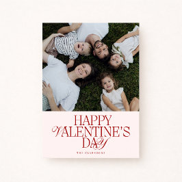 Convites Bold Font family Photo Valentine’s Day Card