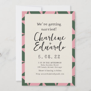 Convites Boletim Colorido de Groovy Retro 70s