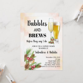Convites Bolha de Natal e Chá de Casais