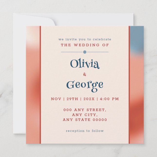 Convites Bolhas de Amor: Casamento de Contos de Fada (Frente)