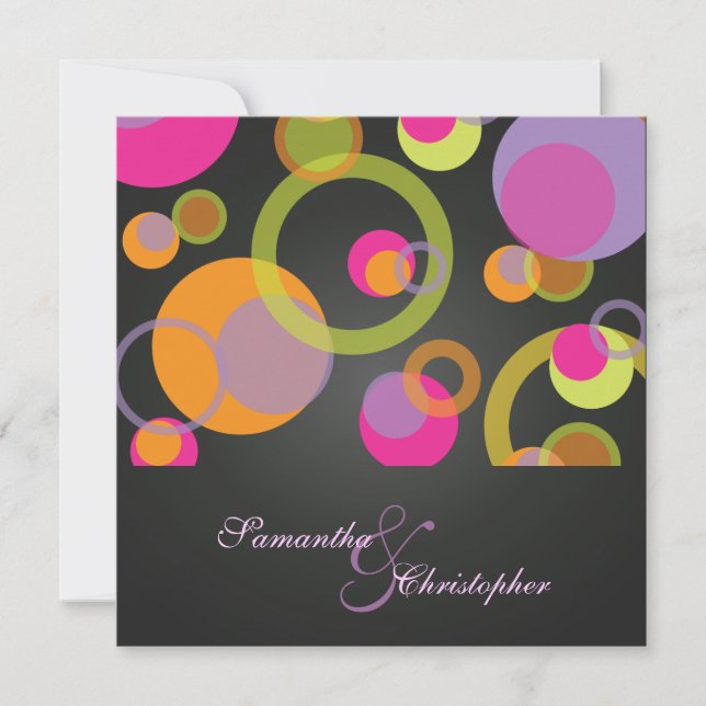 Convites Bolhas de humor/Convites contemporâneos (Frente)