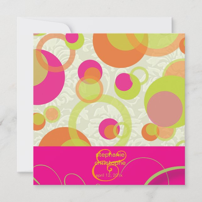 Convites Bolhas de humor/Convites contemporâneos (Frente)