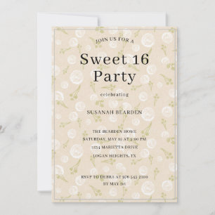 Convites Bolhas de Luz Multicolor Personalizadas Sweet 16