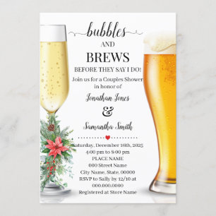 Convites Bolhas e brechas antes que eu faça o chá de Natal