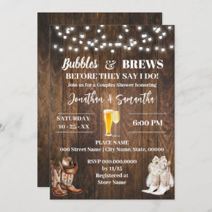 Convites Bolhas e Respingos Antes de Casar com o País