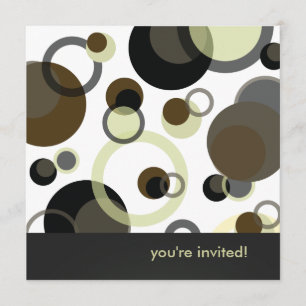 Convites Bolhas para Festa de aniversário