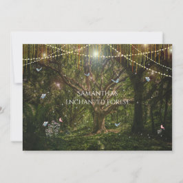 Convites Bolinhas De Flores Florestais Encantadas Doce 16