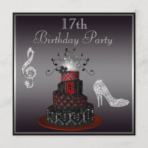 Convites Bolo da diva do disco, aniversário dos saltos de