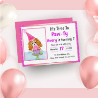 Bolo de Aniversário de Cavalier King Charles com A