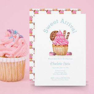 Convites Bolo De Aniversário De Chá De Bebê De Chocolate Co
