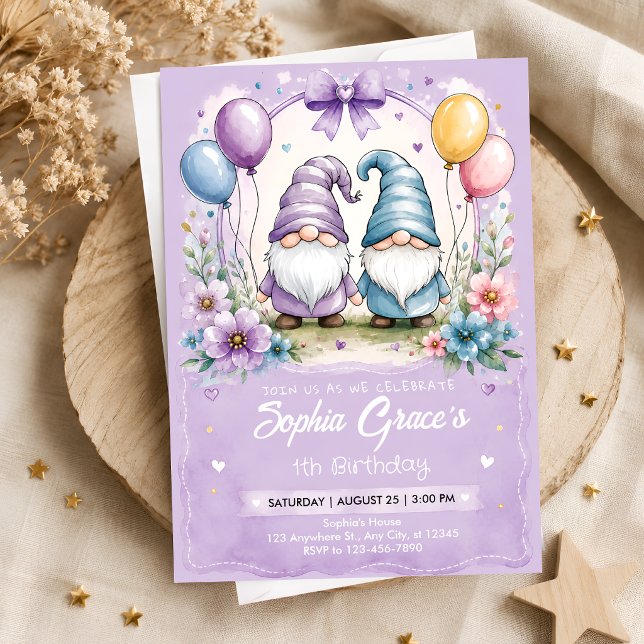 Convites Bolo de Aniversário de Primeiro Aniversário com No (Criador carregado)