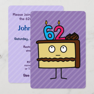 Convites Bolo de Bolo com Velas