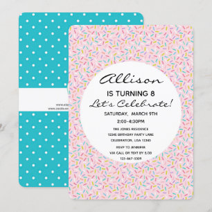 Convites Bolo de Cupcake de Sprikle