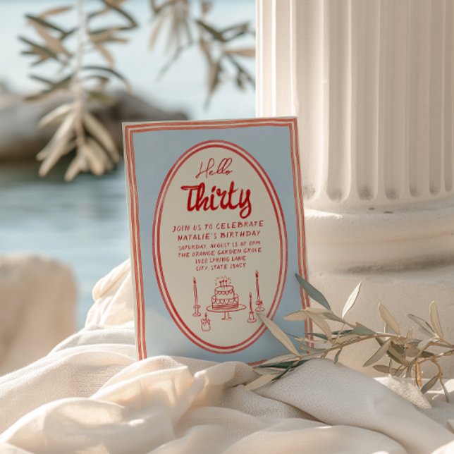 Convites Bolo Desenho Desenho Escrito Na Mão, Quirky Divert (Criador carregado)