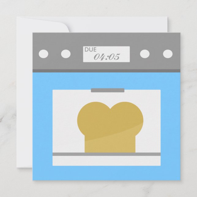 Convites Bolo no forno (Frente)