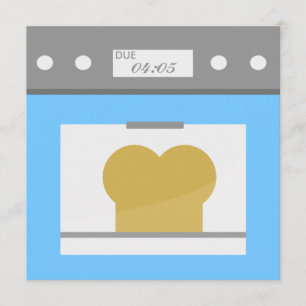 Convites Bolo no forno