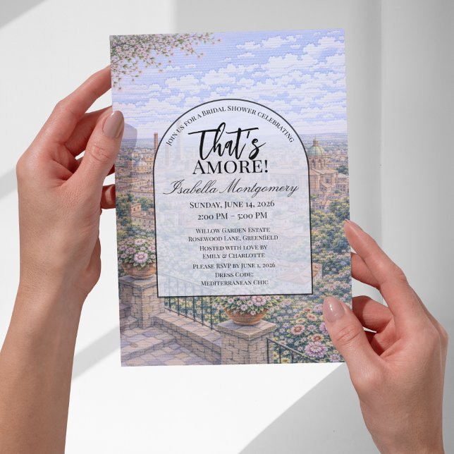 Convites Bologna Italian Themed Bridal Shower (Bologna Italian Themed Bridal Shower Invitations
)